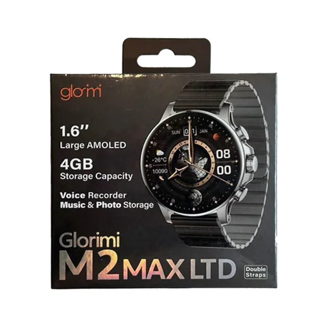 ساعت هوشمند گلوریمی مدل M2 MAX LTD دارای قابلیت های کنترل موسیقی (Music Player)، قابلیت مک 102959852