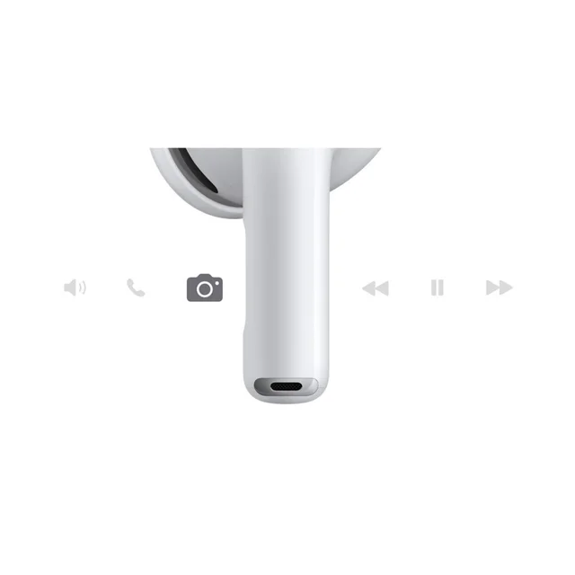 هدفون بلوتوثی اپل مدل AirPods Pro 3 با نویز کنسلینگ فعال، قابلیت پخش صدای محیطی، عمر باتری 103026807