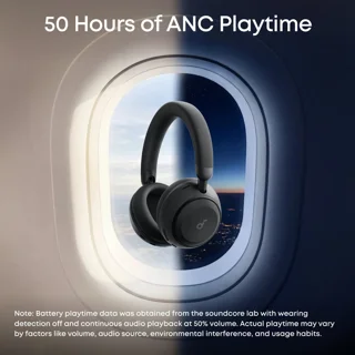 هدفون بلوتوثی انکر مدل Soundcore Space 2 با نویز کنسلینگ فعال ANC، صدای Hi-Res و شارژدهی ت 102959419