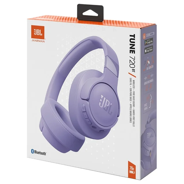 هدفون بلوتوثی جی بی ال مدل Tune 720BT با نویز کنسلینگ میکروفون (ENC)، درگاه شارژ USB Type- 102009649