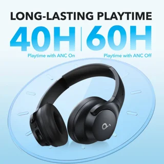 هدفون بلوتوثی انکر مدل Soundcore Q20i با نویز کنسلینگ فعال (ANC)، درگاه شارژ USB Type-C، د 102007842