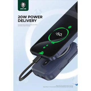 پاوربانک گرین لاین مدل  Monaco Magsafe 20w ظرفیت 20000 میلی آمپر ساعت 103021361