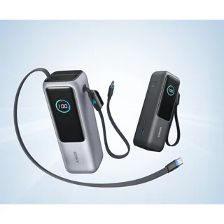 پاوربانک 100 وات انکر مدل A1695 ظرفیت 25000 میلی آمپر ساعت به همراه دو کابل USB-C 101998972