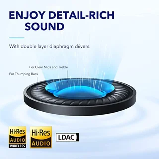 هدفون بلوتوثی برند انکر مدل Soundcore Space Q45 A3040 با نویز کنسلینگ فعال (ANC)، درگاه شا 102007879
