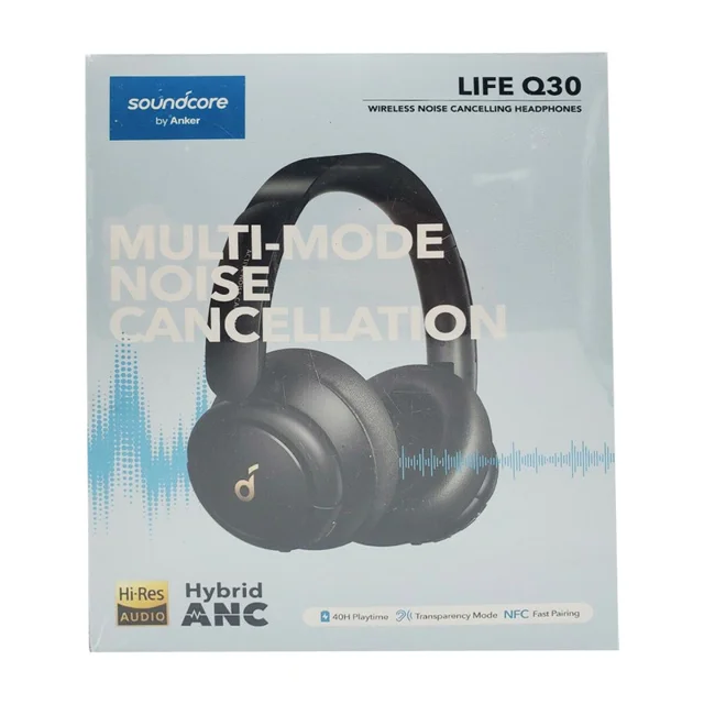 هدفون بلوتوثی انکر مدل SoundCore Life Q30 با نویز کنسلینگ فعال (ANC)، درگاه شارژ USB Type- 102009007