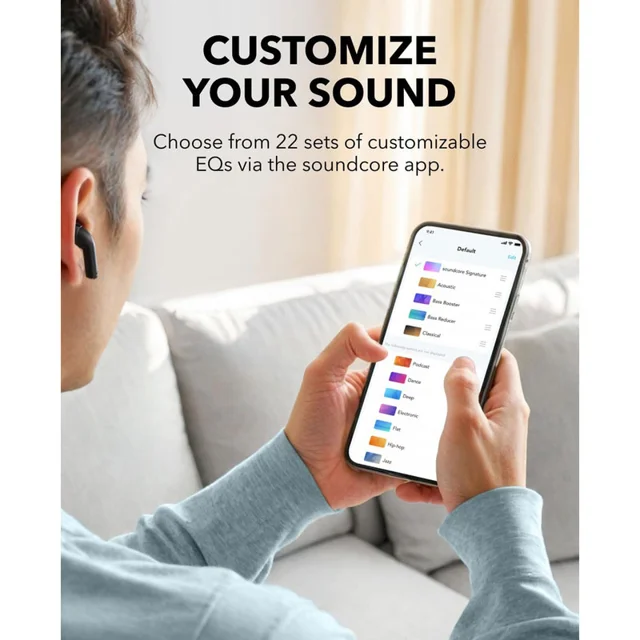 هدفون بلوتوثی انکر مدل Soundcore K20i با نویز کنسلینگ میکروفون (ENC)، درگاه شارژ USB Type- 102007797