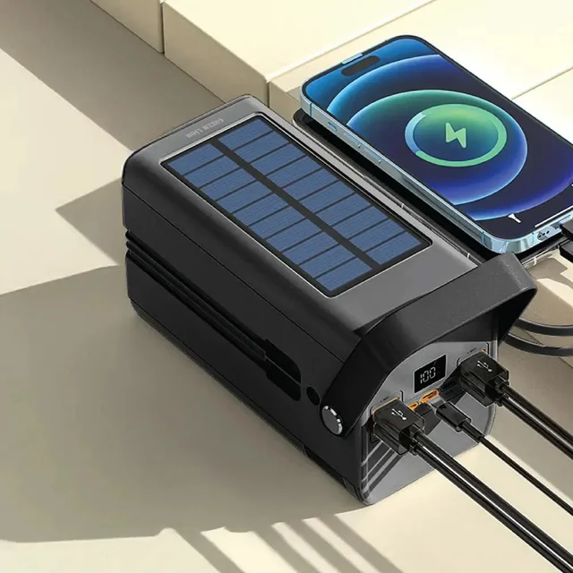 پاوربانک 22.5 وات گرین لاین مدل Solar X ظرفیت 100000 میلی‌آمپرساعت 102920580