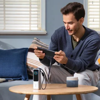 پاوربانک 100 وات انکر مدل A1695 ظرفیت 25000 میلی آمپر ساعت به همراه دو کابل USB-C 101998974