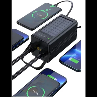 پاوربانک گرین لاین مدل GL-PX50 ظرفیت 60000 میلی‌آمپر ساعت به همراه پنل خورشیدی 102919882