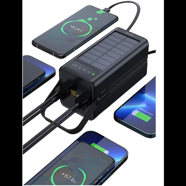 پاوربانک گرین لاین مدل GL-PX50 ظرفیت 60000 میلی‌آمپر ساعت به همراه پنل خورشیدی 102919882