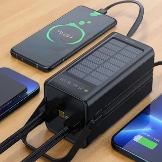 پاوربانک گرین لاین مدل GL-PX50 ظرفیت 60000 میلی‌آمپر ساعت به همراه پنل خورشیدی 102919888