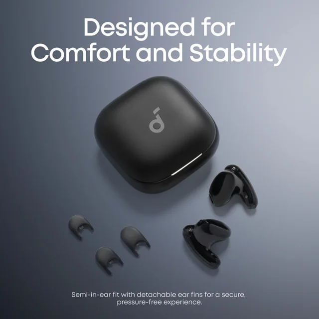 هدفون بلوتوثی توگوشی انکر مدل Soundcore Liberty Buds، مجهز به Adaptive ANC 3.0، پشتیبانی ا 102959512