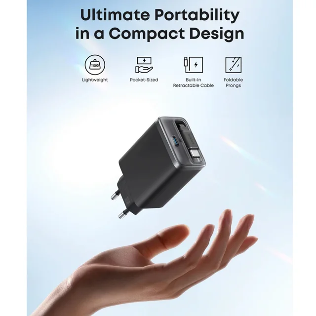 شارژر دیواری 35 وات انکر مدل A2658 به همراه کابل USB-C 102002561