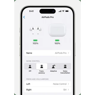 هدفون بلوتوثی اپل مدل AirPods 4 دارای نویز کنسلینگ، درگاه شارژ USB-Type-C و شارژ بی سیم، ب 103026884