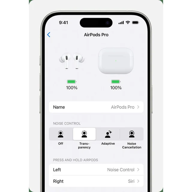 هدفون بلوتوثی اپل مدل AirPods 4 دارای نویز کنسلینگ، درگاه شارژ USB-Type-C و شارژ بی سیم، ب 103026884