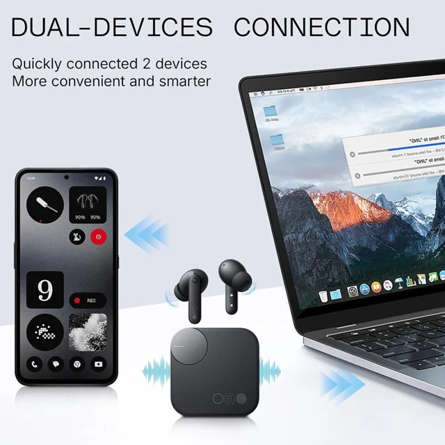 هندزفری بلوتوثی ناتینگ مدل CMF Buds Pro 2 با نویز کنسلینگ فعال (ANC)، درگاه شارژ USB Type- 102921728