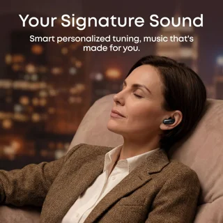 هدفون بلوتوثی توگوشی انکر مدل Soundcore Liberty 5 Pro Max دارای نمایشگر لمسی 1.78 اینچی AM 102960602