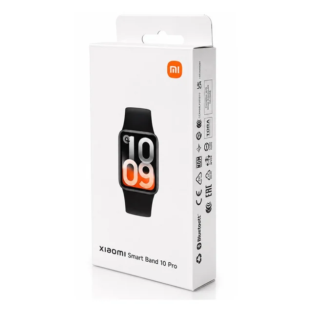 مچ بند هوشمند شیائومی مدل Band 10 Pro با بند پلاستیکی 102008354