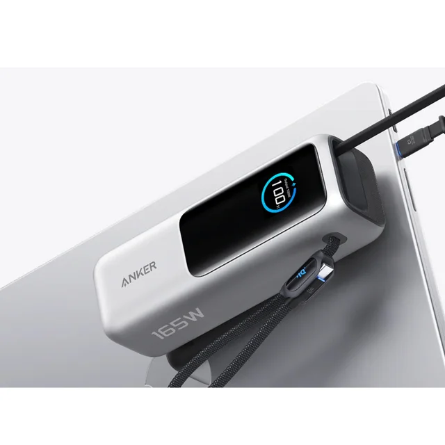 پاوربانک 100 وات انکر مدل A1695 ظرفیت 25000 میلی آمپر ساعت به همراه دو کابل USB-C 101998967