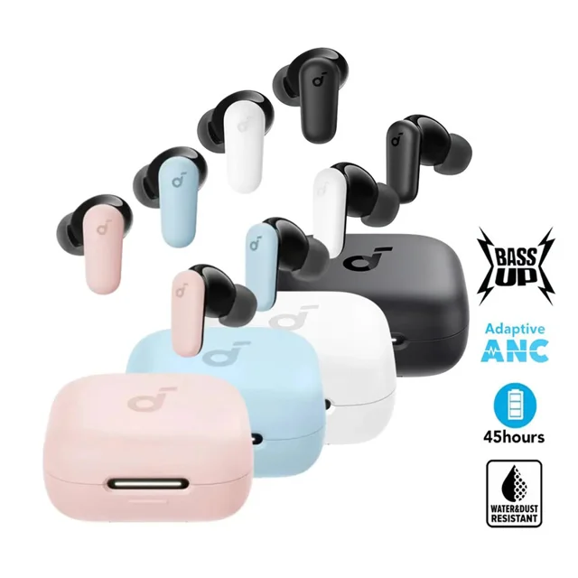 هدفون بلوتوثی انکر مدل R50i NC با حذف نویز فعال (ANC)، درگاه شارژ USB Type-C، باتری قابل ش 101984224