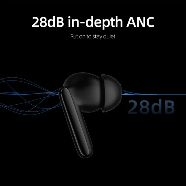 هدفون بلوتوثی برند کیو سی وای مدل T13 ANC2 با نویز کنسلینگ فعال (ANC)، نویز کنسلینگ میکروف 102008739