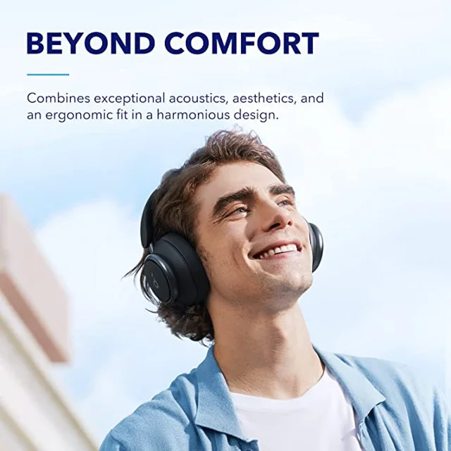 هدفون بلوتوثی برند انکر مدل Soundcore Space Q45 A3040 با نویز کنسلینگ فعال (ANC)، درگاه شا 102007882
