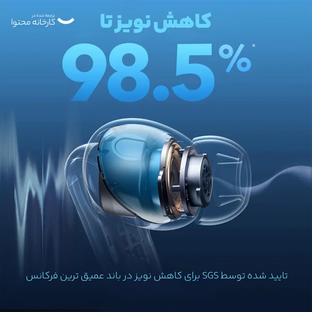 هدفون بلوتوثی انکر مدل Soundcore Liberty 4 NC با نویز کنسلینگ فعال (ANC)، درگاه شارژ USB T 102008674